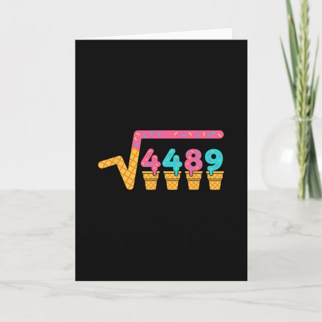 Kvadratroten Ur 4489 Glass Drip Meme Slang 67 6 Kort (Framsida)