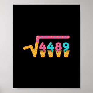 Kvadratroten Ur 4489 Glass Drip Meme Slang 67 6 Poster