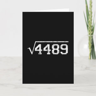 Kvadratroten Ur 4489 slang matematiklärare sex sju Kort