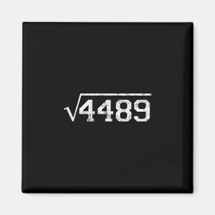 Kvadratroten Ur 4489 Slang Matematiklärare Sex Sju Magnet