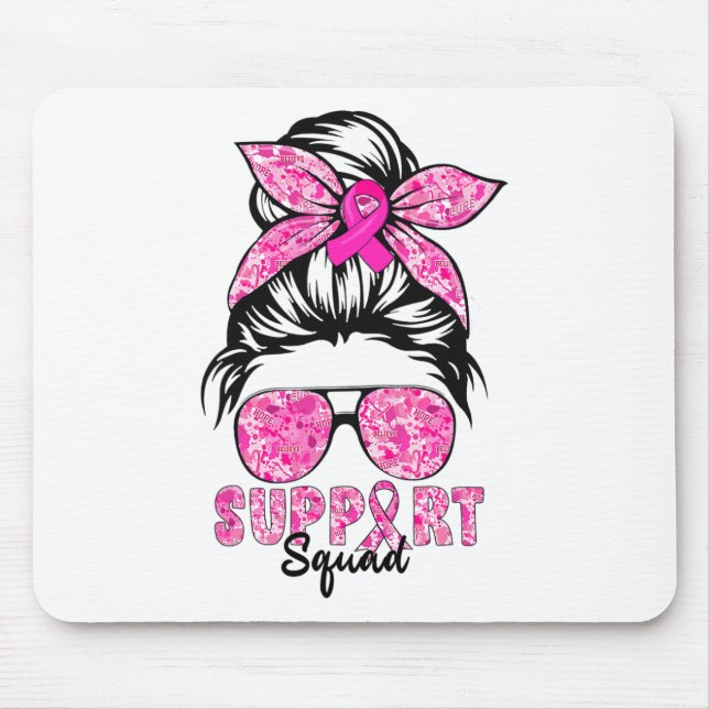 Kvadratteamet Breast Cancer Awareness Warrior Mess Musmatta (Framsidan)
