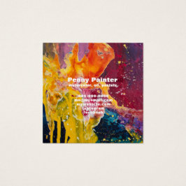 KVADRAVBLÖDA FULLT, AFFÄRSVERKSAMHET OCH AVDELNING FYRKANTIGT VISITKORT