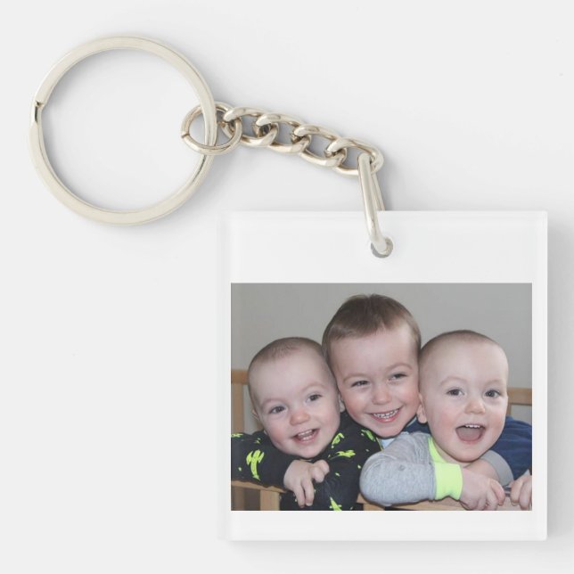 Kvadrera carré för Keychain/Porte-clé (Framsidan)