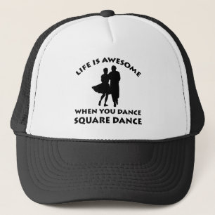 kvadrera dansdesigner truckerkeps