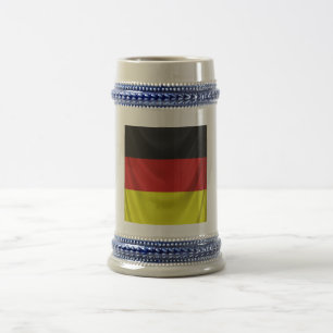 kvadrera den draperade tyska flagga sejdel