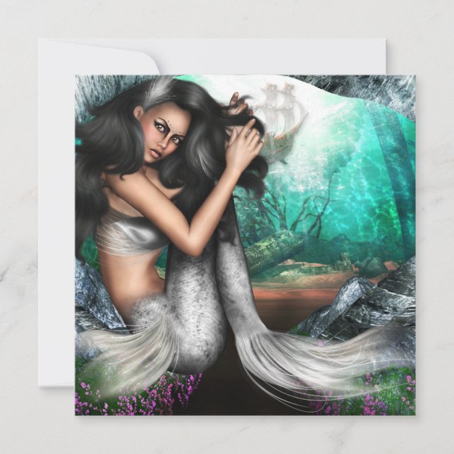 Kvadrera den skräddarsy inbjudan - (Framsida)