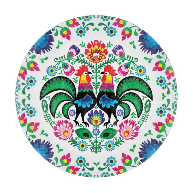 Kvadrera det polska tuppmönster (Framsidan)