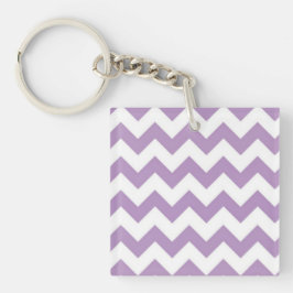 Kvadrera (enkelsidiga) Keychain