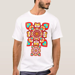 Kvadrera hjärtaT-tröja Tee Shirt