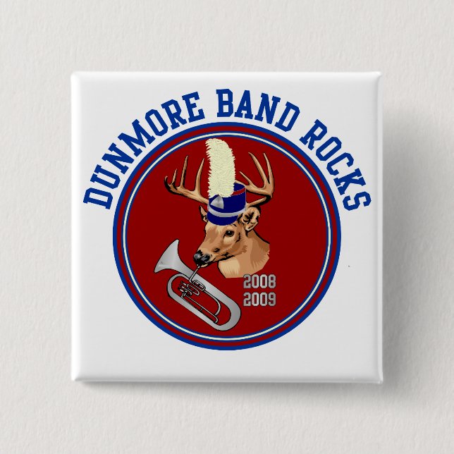 Kvadrera knäppas DUNMORE Knapp (Framsida)