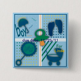 Kvadrera knäppas knapp