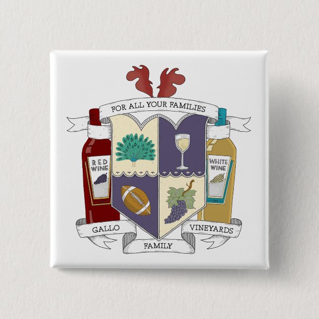 Kvadrera knäppas knapp (Framsida)