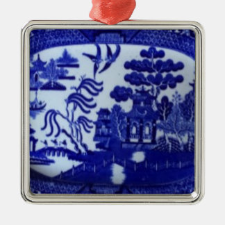 Kvadrera ljus för blåttpilprydnaden upp ditt träd julgransprydnad metall