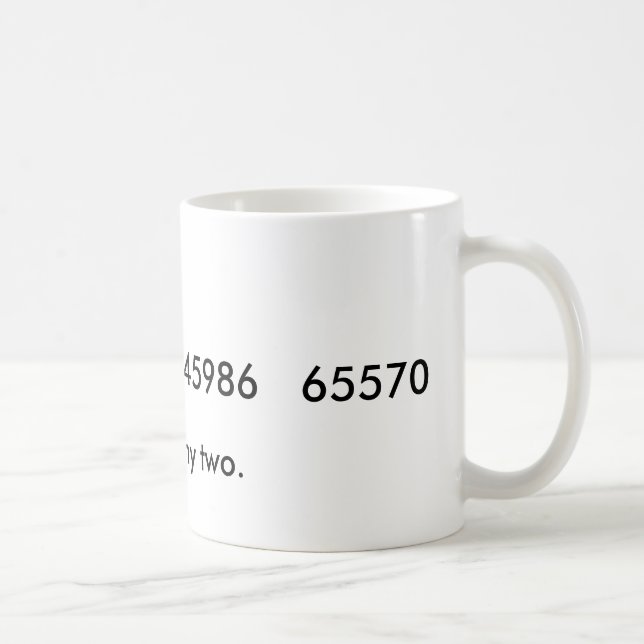 Kvadrera några två kaffemugg (Höger)