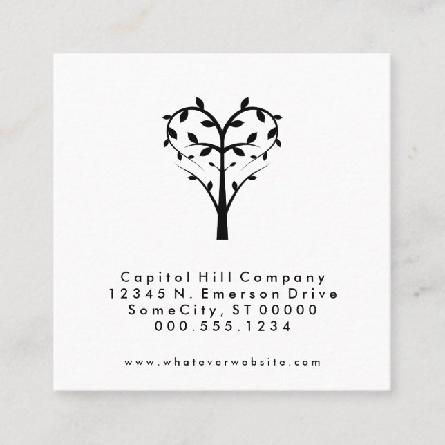 kvadrera påminnelsen för tidsbeställning kort (Framsida)