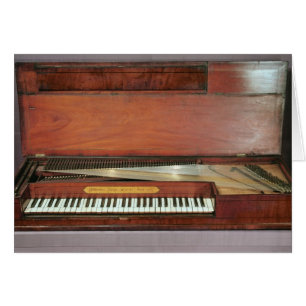 Kvadrera pianot, 1767 (fotoet) hälsningskort