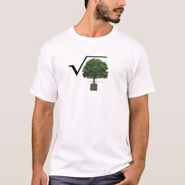 Kvadrera rotar av träd tröja (Framsida)