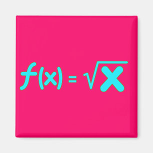 Kvadrera rotar fungerar - Mathsymboler Magnet