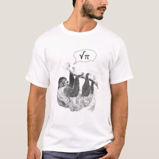 Kvadrera rotar och skjortan för SlothPi T Tee