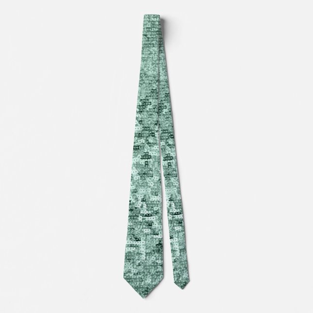 Kvadrera skina Shimmer för Sequinsglittergnistran Slips (Framsida)