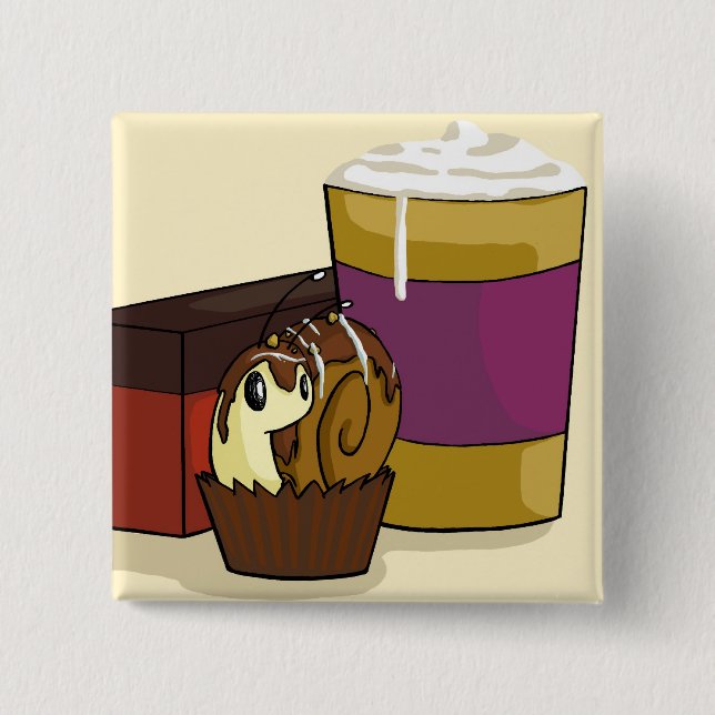 Kvadrera tryffelsnigeln knäppas knapp (Framsida)