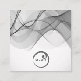 Kvadrerar den eleganta moderna visitkorttrendiget fyrkantigt visitkort