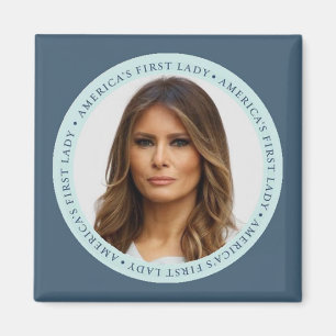 Kvadrerar den första damen för Melania TRUMF Magnet