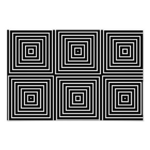 Kvadrerar optisk illusion fototryck