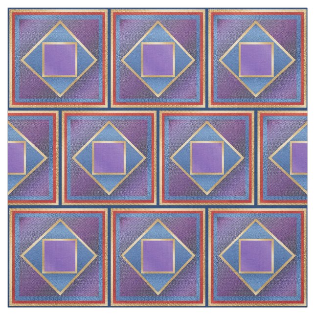 Kvadrerar, vid bygga bo, kvadrerar tyg (Provkarta)