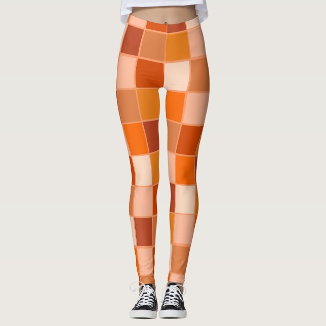 Kvadroner med Orange Leggings (Framsida)