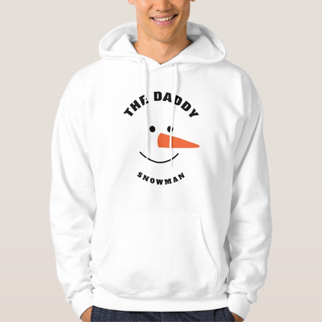 Kvadslagningskostnaden för matchning av familjeåte hoodie (Framsida)