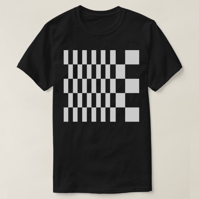 Kvadts mönster 2 t shirt (Design framsida)