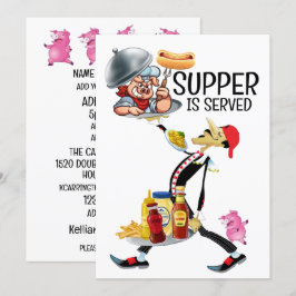 KVÄLDSMÅL serveras Inbjudningar