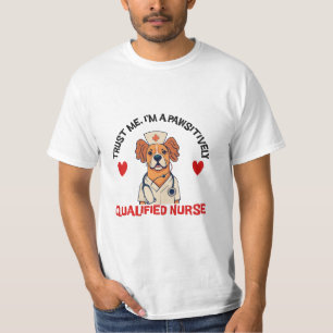 Kvalificerad Sjuksköterska Positivt T Shirt