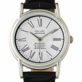 Kvalificerad veterinär med datumbevakning armbandsur