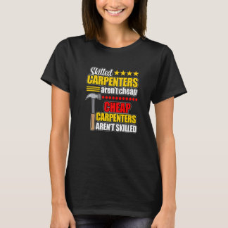 Kvalificerade snickare är inte Billigt Woodworkers T Shirt