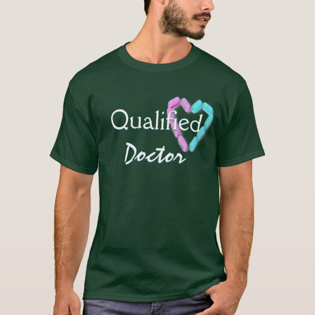 Kvalificerat Doktor i djupskog Tee Shirt (Framsida)