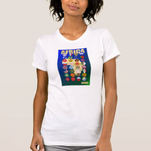 Kvalificeringlagen för afrikafotboll 2010 tee shirt