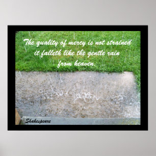 KVALITET PÅ MERCY-utskrift Poster