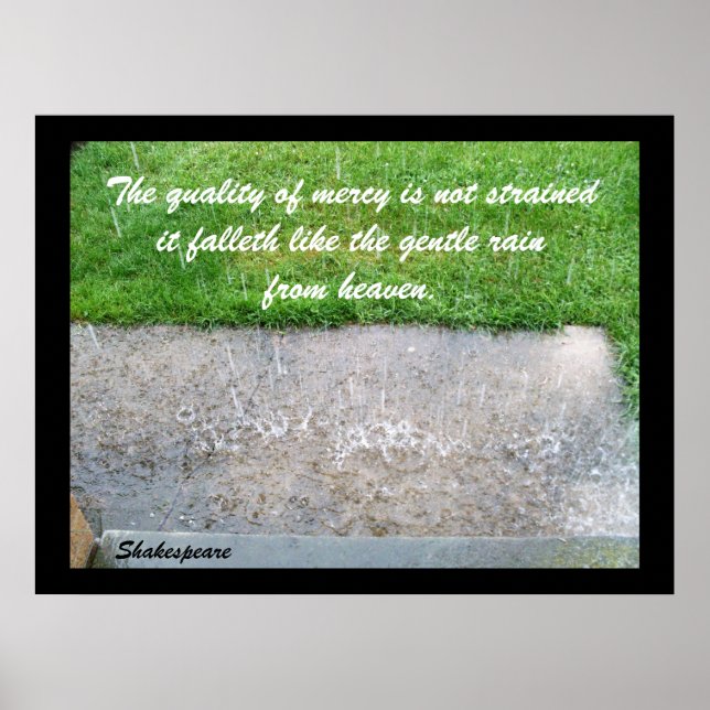 KVALITET PÅ MERCY-utskrift Poster (Framsidan)