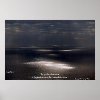 Kvaliteten på vyn poster