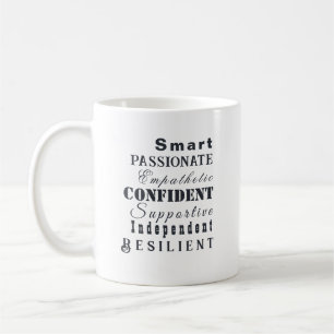 Kvaliteter för Underbara kvinnor, inspiration, Ele Kaffemugg