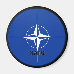 Kvalitets- flagga för Nato Roundel Magnet
