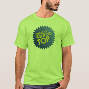 Kvalitets- kontrollerat bästa t shirt