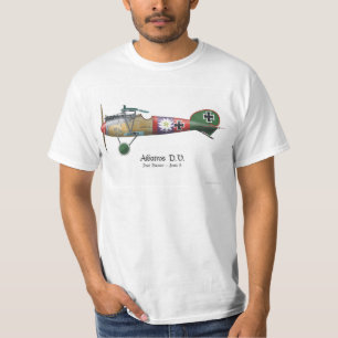 Kvalitets- överdängare för Albatros D.V. ww1 tysk T Shirt
