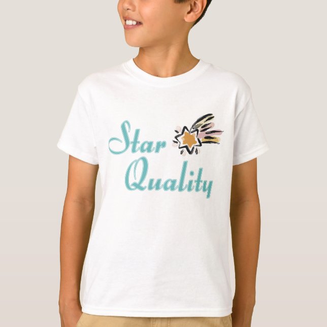 Kvalitets- ungeskjorta för stjärna t-shirt (Framsida)