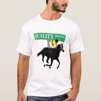 Kvalitets- väg - gatan undertecknar t-shirt