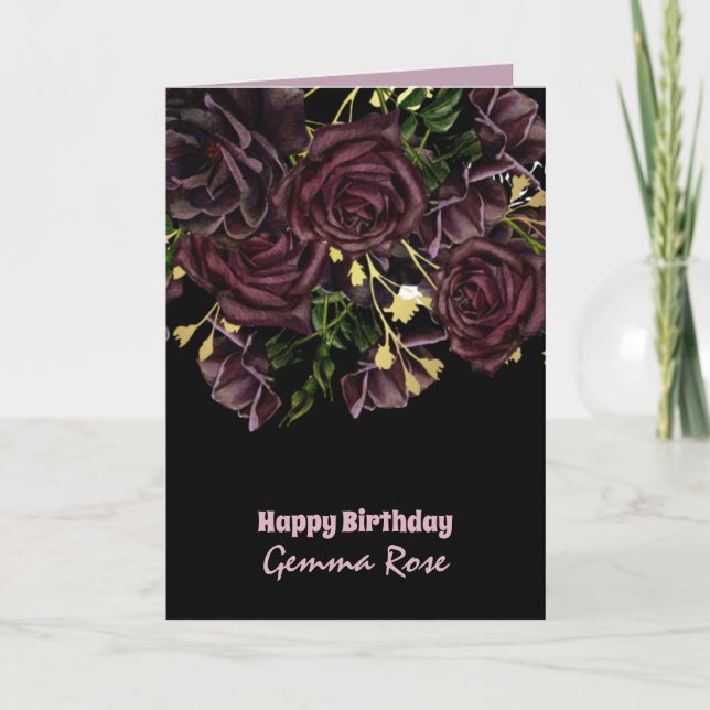 KVALITETSBUDGET Pris ANY TILLFÄLLE Blommigt Kort (Framsida)