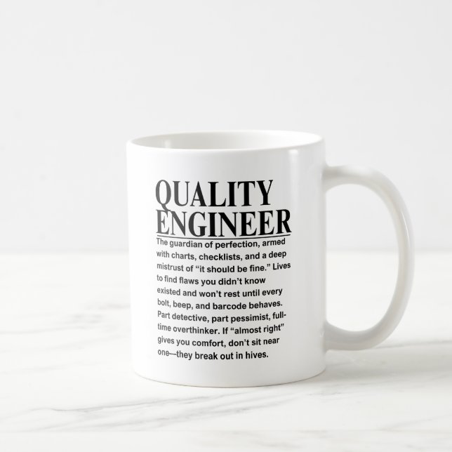 Kvalitetsingenjör Kaffemugg (Höger)