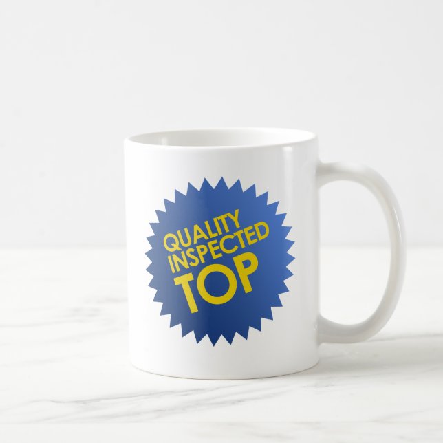 Kvalitetskontrollerad topp kaffemugg (Höger)
